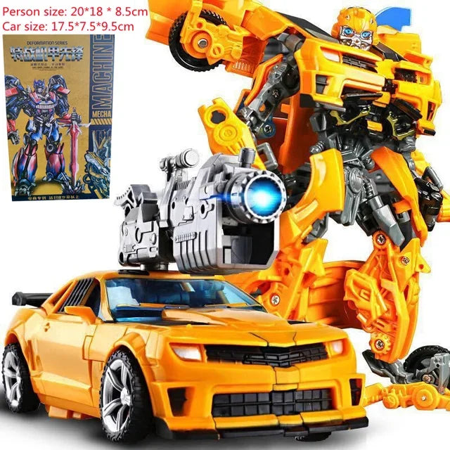 Robot Action Figure – 18cm Transforming Robot Collectible Model
