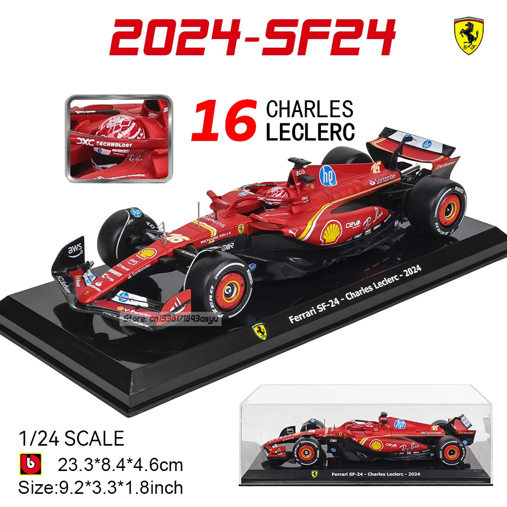 1:24 F1 Diecast Model Car – Metal Racing Collectible
