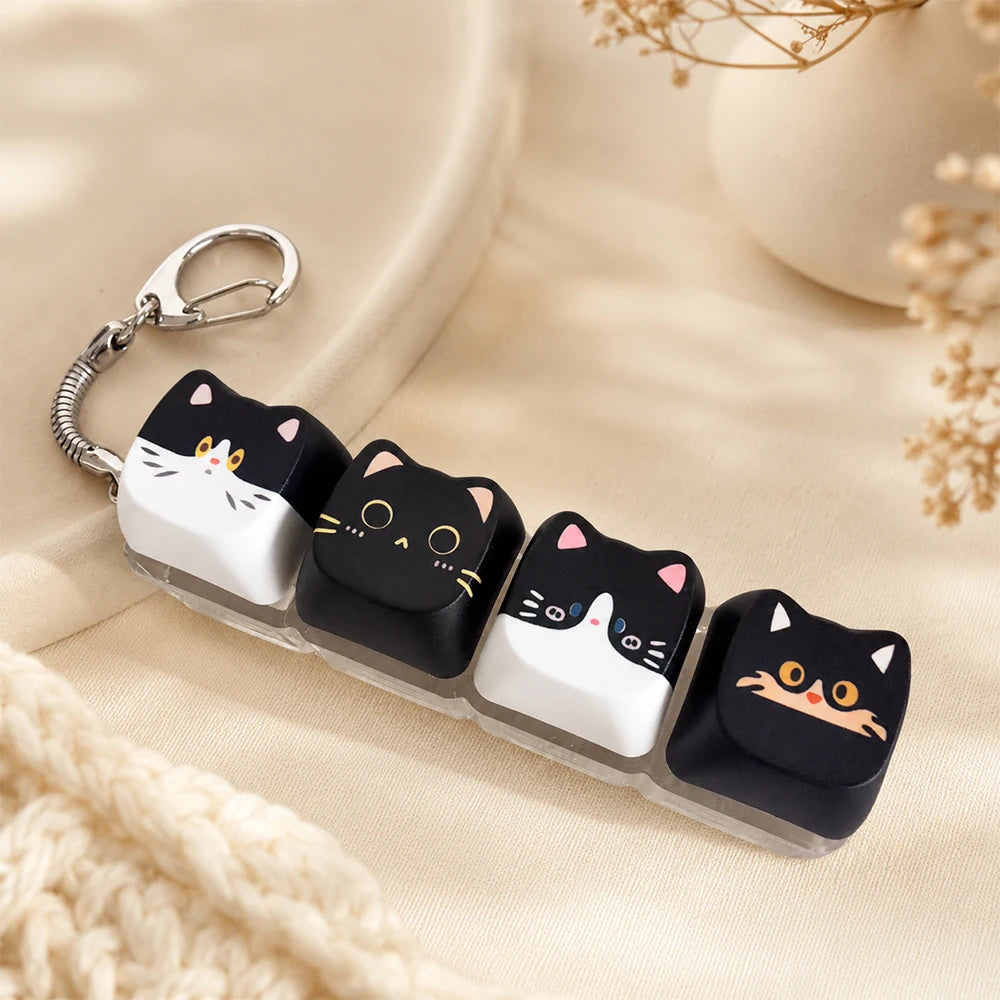 Animal Keychain – Cute Resin Key Ring & Bag Charm