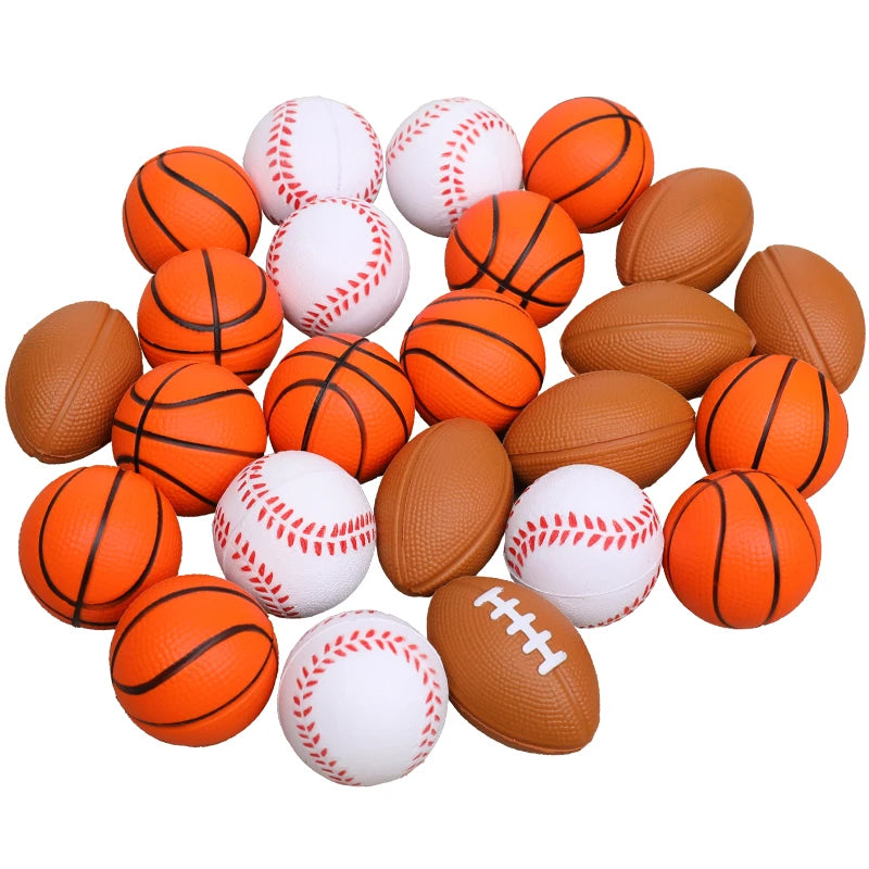 Sports Squeeze Ball Toy Latex Stress Relief Party Favor