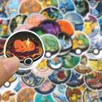 71PCS Cute Anime Pokemon Pikachu Stickers Cartoon Poke Ball Decals DIY Laptop Phone Fridge Waterproof Sticker Kids Toy
