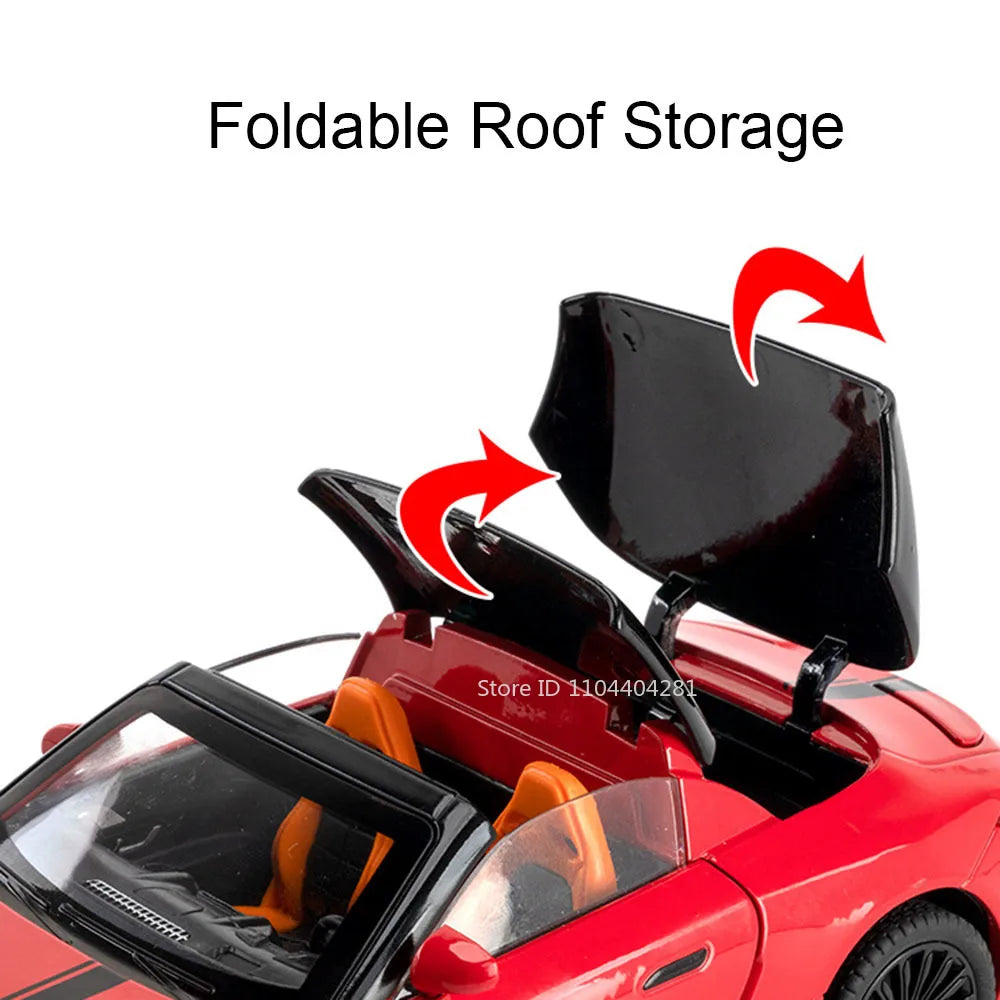 1:22 Diecast Model Car – Alloy Pull Back Sound & Light
