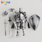 Medieval Knight Action Figure – Movable DIY Warrior Toy