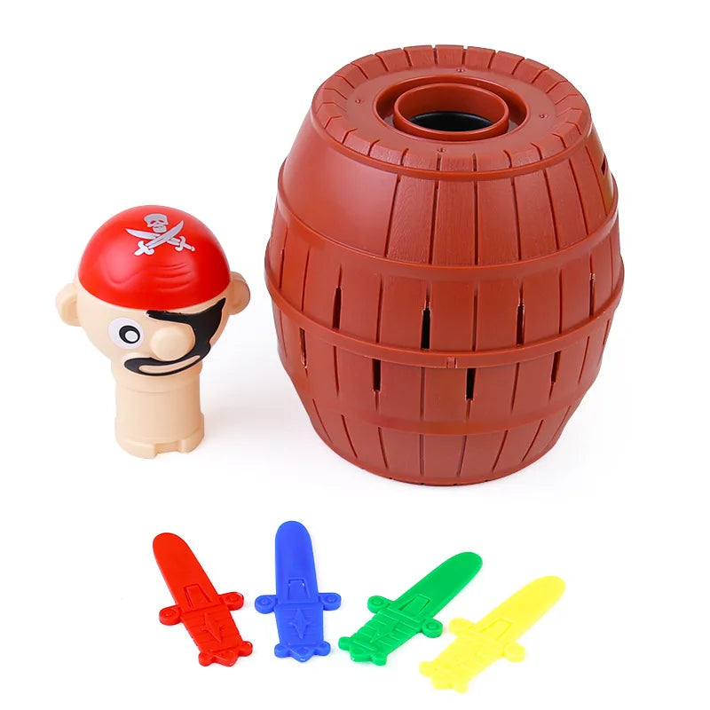 Pirate Barrel Game – Pop Up Family Party Toy for Kids & Adults