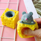 Mouse Cheese Fidget Toy – Pop Up Squeeze Toy