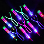 LED Flying Rocket Toy – Light Up Party Toy