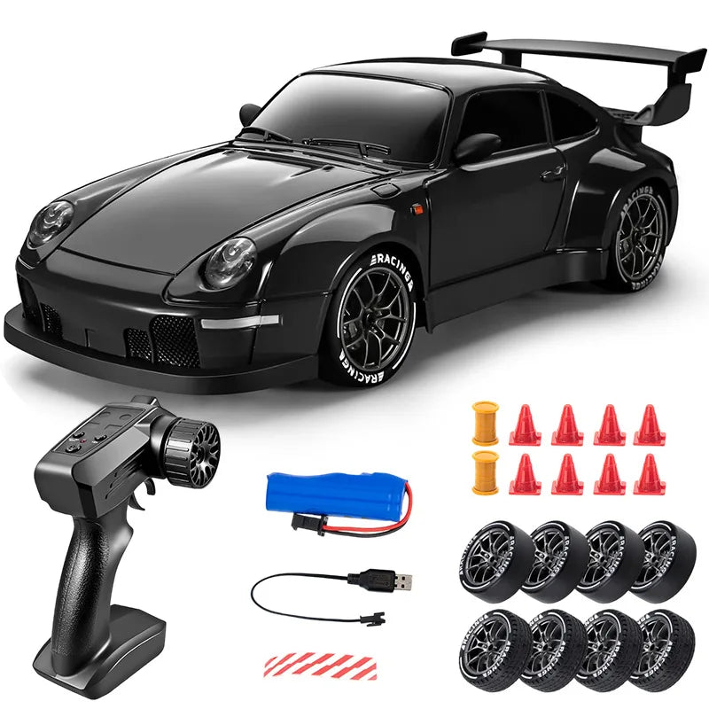 RC Drift Car 1:24 4WD Remote Control Racing Car with LED Lights