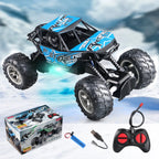 Remote Control Off-Road Car with Lights 4-Way RC Climbing Toy