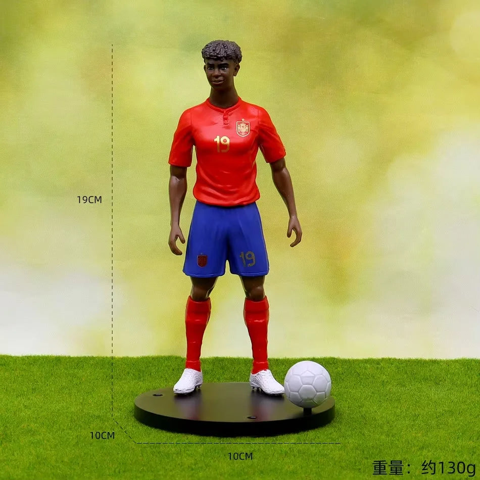 Football Action Figure 18-20cm Soccer Player Collectible Model