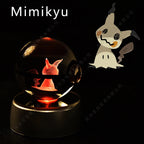 3D Crystal Ball Night Light – LED Glass Decorative Lamp