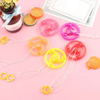 Luminous Flywheel Toy, LED Pull Rope Flashing Spinner for Kids