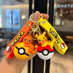 Anime Keychain Set – Silicone Character Charms for Bags & Backpacks