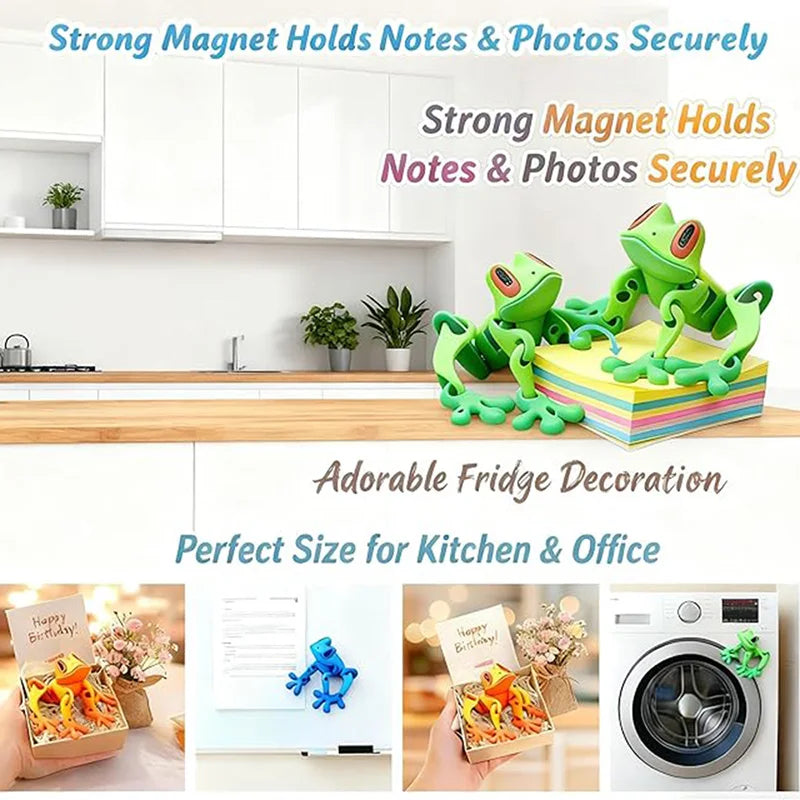 Magnetic Articulated Frog – 3D Printed Sensory Fidget Toy