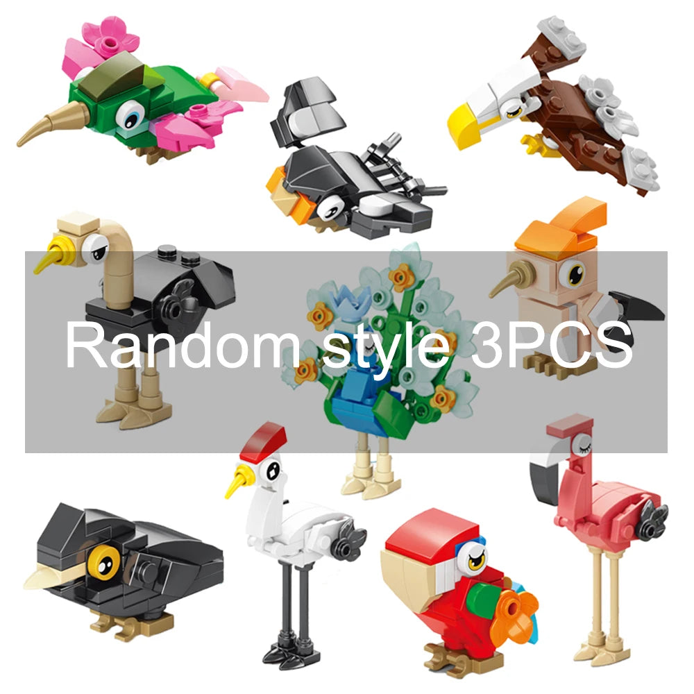 Animal Building Blocks – Mini Wildlife Set