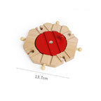 Wooden Train Track – Railway Track Connector & Assembly Set