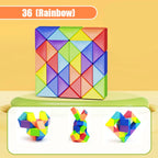 Magic Snake Puzzle Rainbow Transformable Fidget Toy