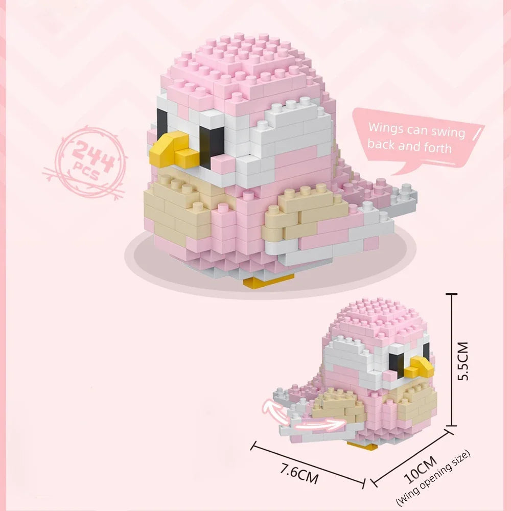Parrot Building Blocks – Colorful Micro 3D Model Kit