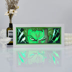 3D LED Shadow Box Light Paper Night Light Remote Control