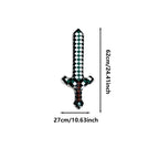 Inflatable Gold Sword Toy – 62cm Costume Accessory