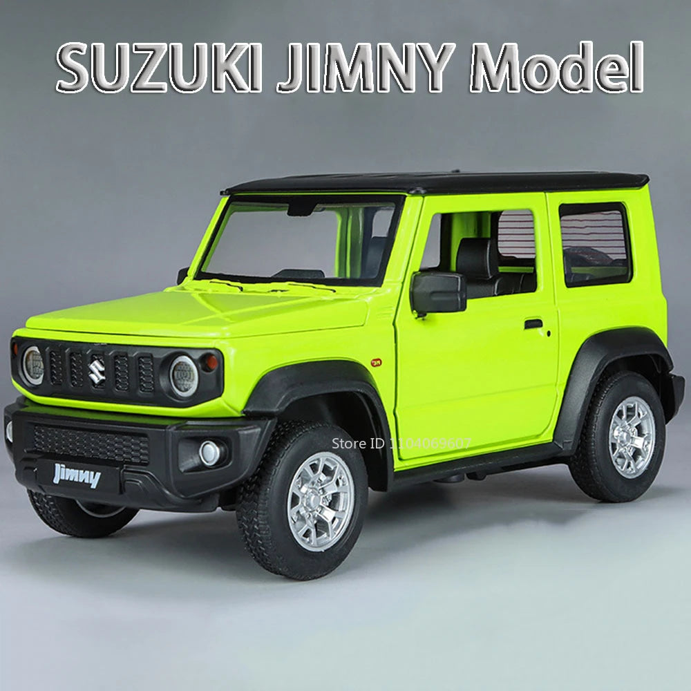 1:24 Diecast SUV Model – Alloy Pull Back Car with Lights