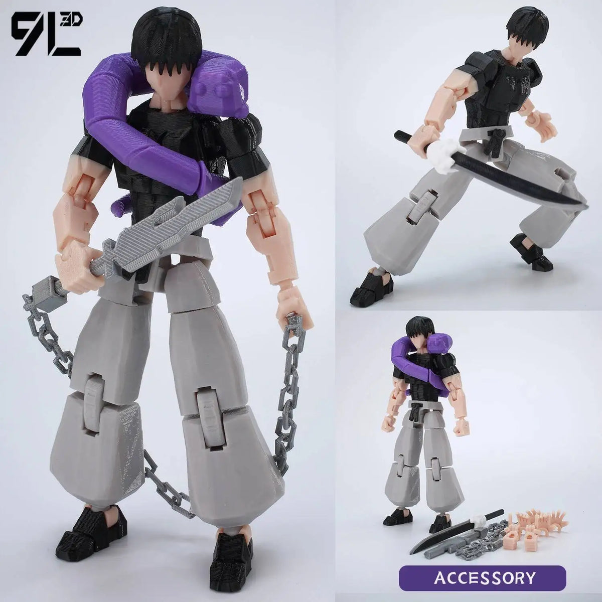 Anime Action Figure – Movable Display Model