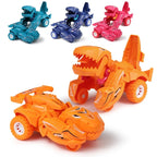Transforming Dinosaur Car Toy – 2-in-1 Mini Vehicle
