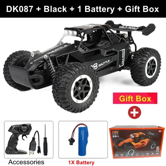 RC Drift Car 1:16 Off-Road Remote Control Vehicle with LED Lights