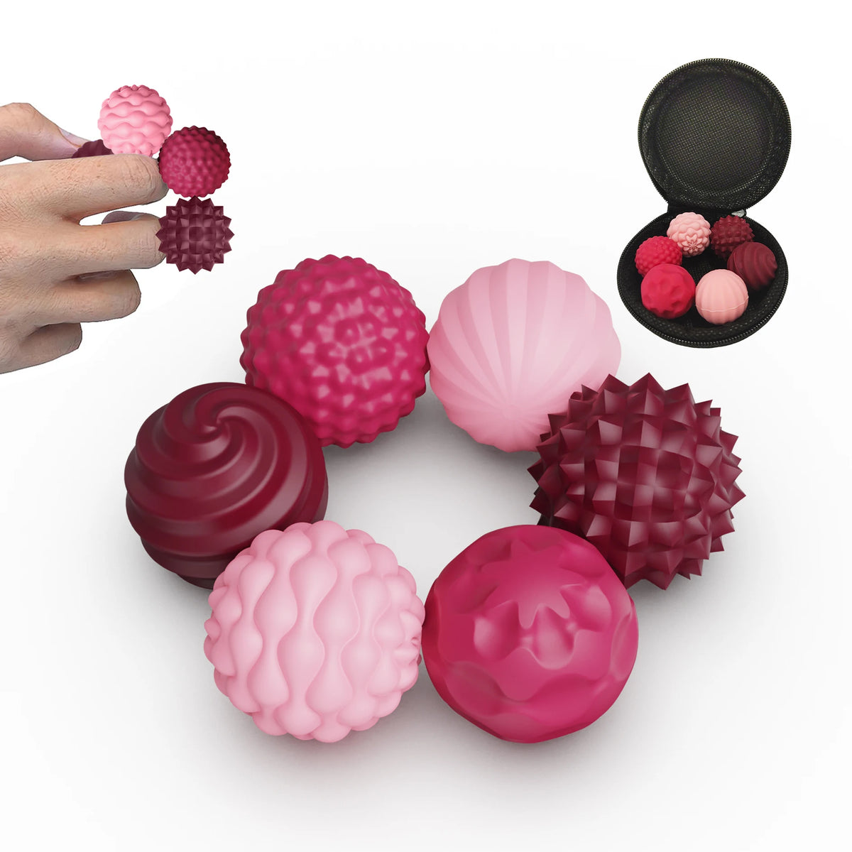 Magnetic Sensory Balls – Silicone Fidget Toy for Stress Relief