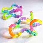 Twisting Rope Fidget Toy – Rainbow Knot Sensory Puzzle