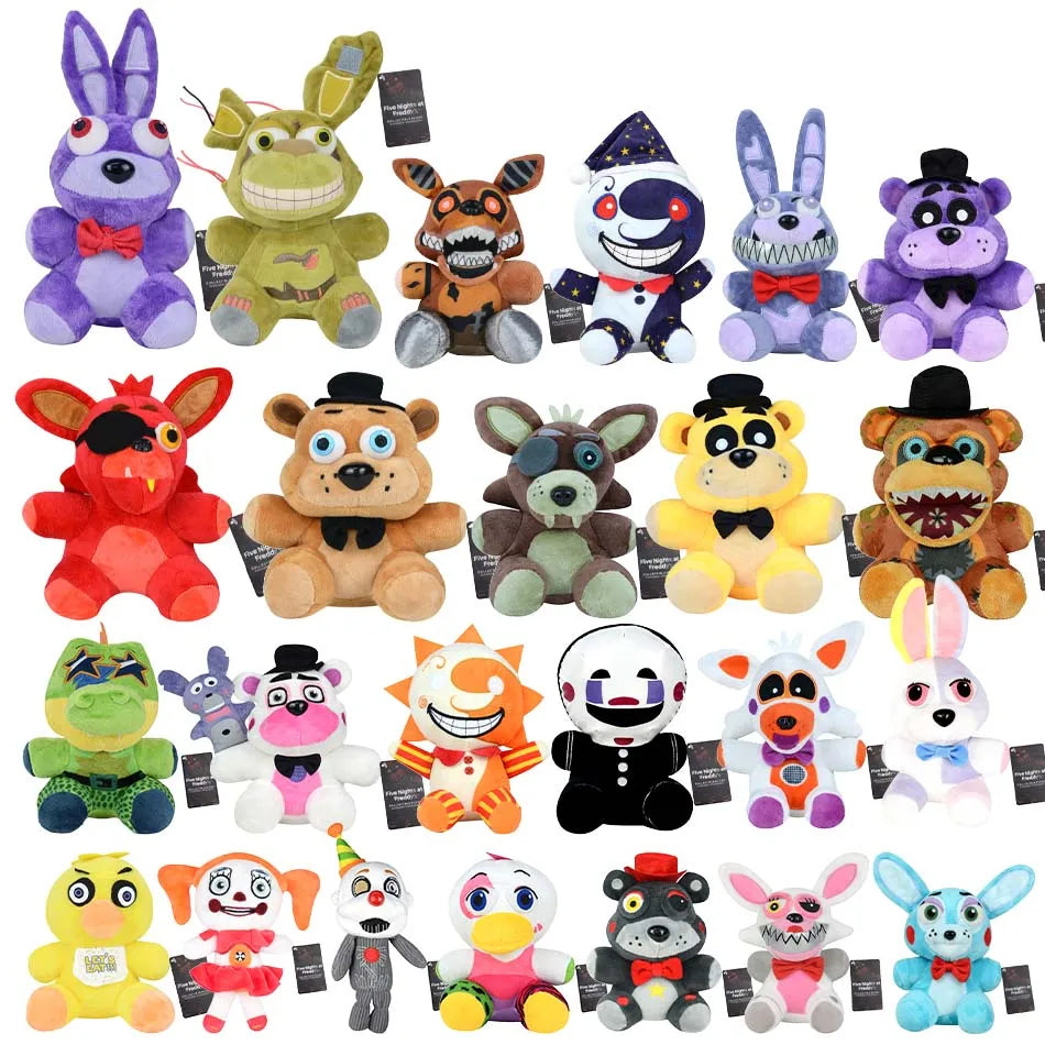 Horror Bear Plush Toy – Cute Cartoon Stuffed Doll