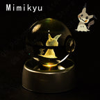 3D Crystal Ball Night Light – Glass LED Display Lamp
