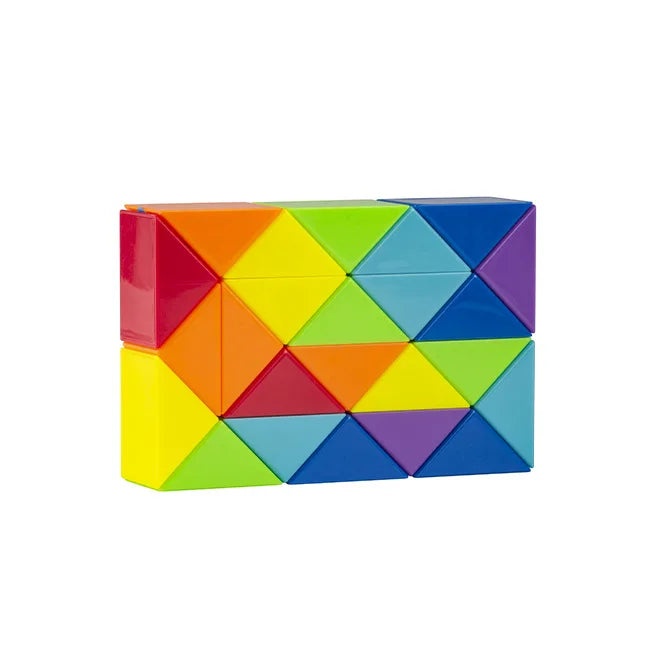 Magic Snake Puzzle Rainbow Transformable Fidget Toy