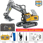 RC Construction Vehicle 1:20 4WD Excavator Dump Truck with Lights & Sound