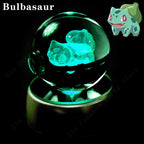 3D Crystal Ball Night Light Glass LED Collectible Lamp