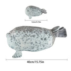 40cm Mother and Son Seal Five-Piece Plush Toy Seal Zipper Toy for Boys and Girls Christmas Halloween Gifts