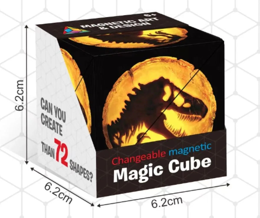 Magnetic Puzzle Cube – 3D Transformable Fidget Toy