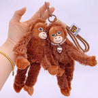 Monkey Plush Keychain – 20cm Soft Animal Pendant