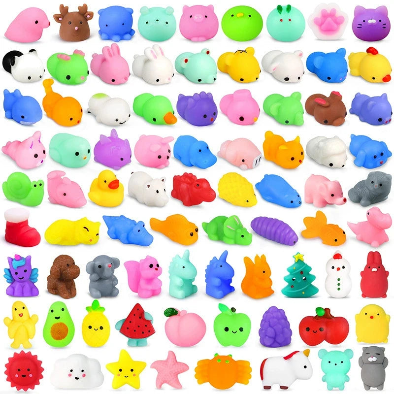 Mochi Squishies – Kawaii Mini Animal Squeeze Fidget Toys