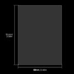 Trading Card Sleeves – 100 Pack Clear PVC Protectors