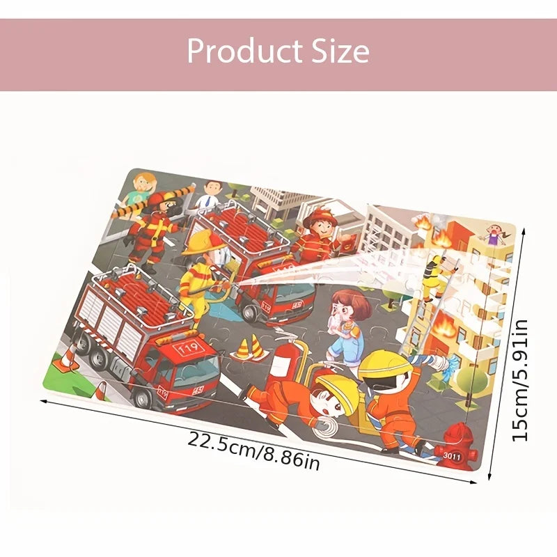 Wooden Jigsaw Puzzle – 30-Piece Animal Toy
