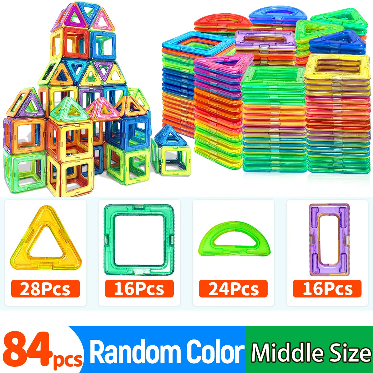 Magnetic Building Blocks – STEM Construction Set for Kids