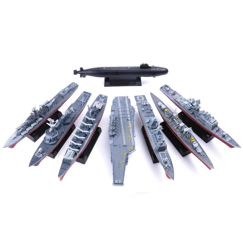 Battleship Model Kit – 1:1200 Scale Warship Assembly
