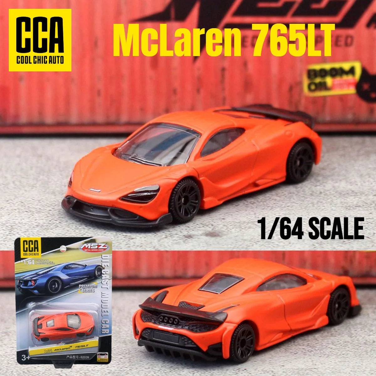 Diecast Car Model 1:64 Scale Metal Collectible Toy