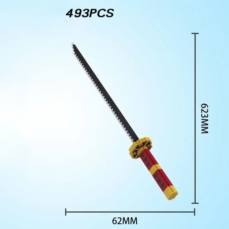 Samurai Sword Building Blocks – Ninja Katana Model Set