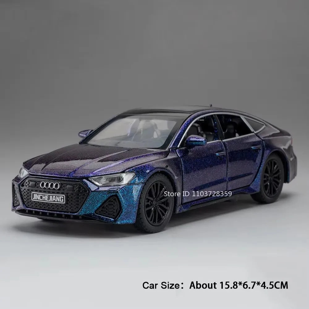 Diecast Sports Car – 1:32 Alloy Pull-Back Toy