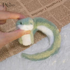 Plush Keychain – Soft Snake Stuffed Bag Charm