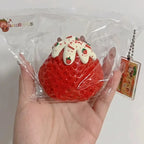 Strawberry Squishy Fidget Toy – Slow Rebound Squeeze Toy