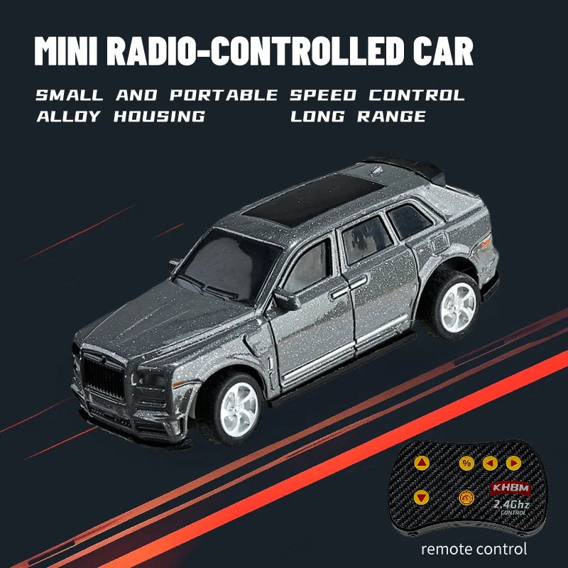 1:64 RC Car Mini Alloy Remote Control Vehicle