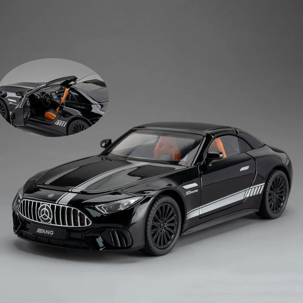 1:22 Diecast Model Car – Alloy Pull Back Sound & Light