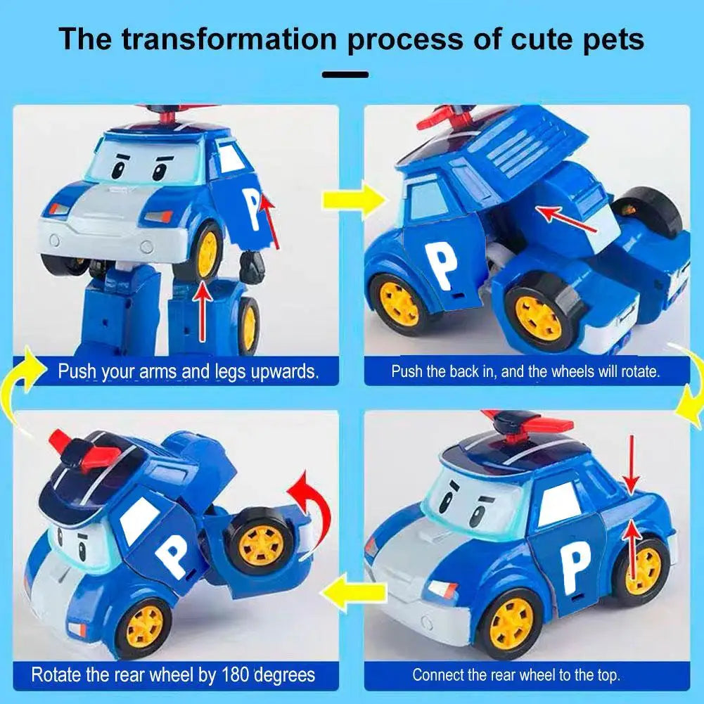 18cm Transforming Robot Action Figure Toy